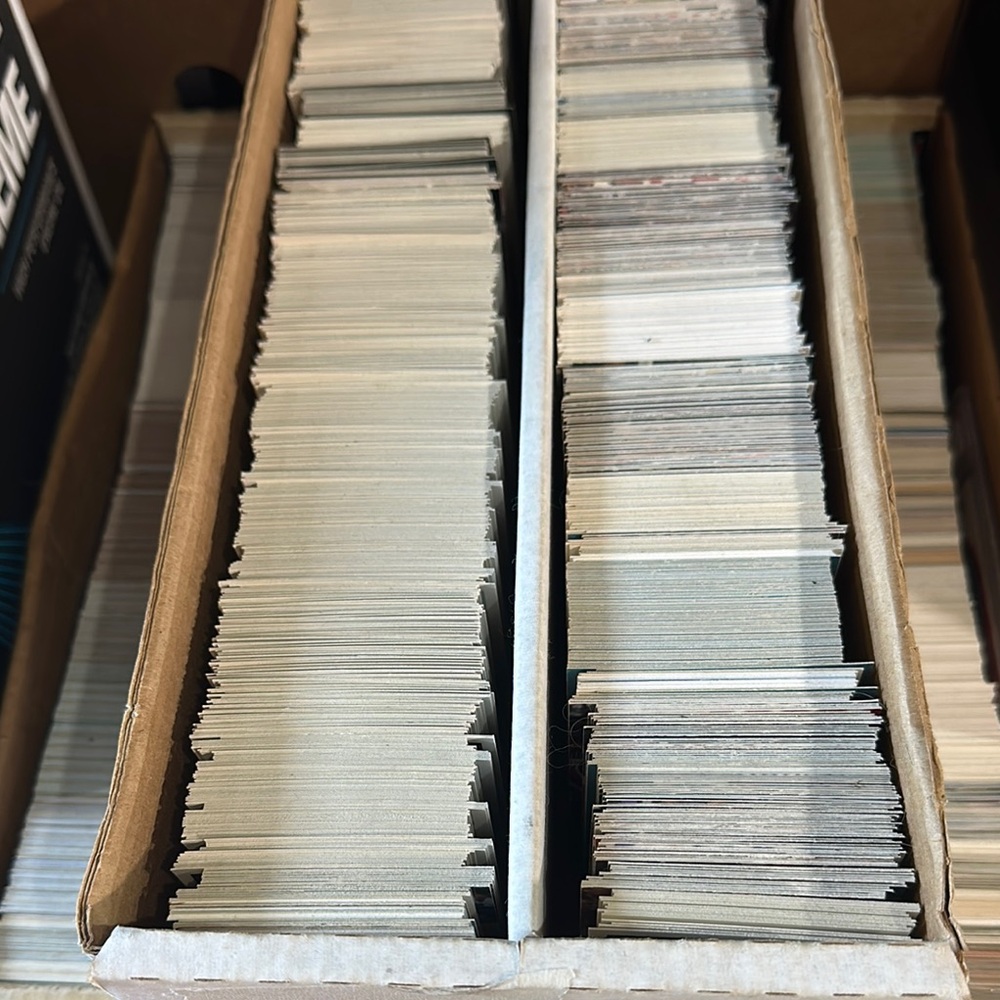 MLB Trading Cards Collection - Black, White, Gray